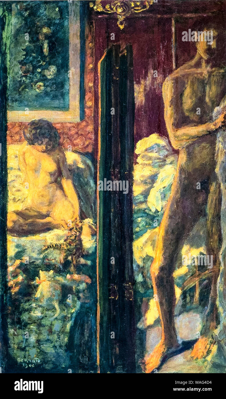 Pierre Bonnard, L'Homme et la femme, (The Man and The Woman), painting, 1900 Stock Photo