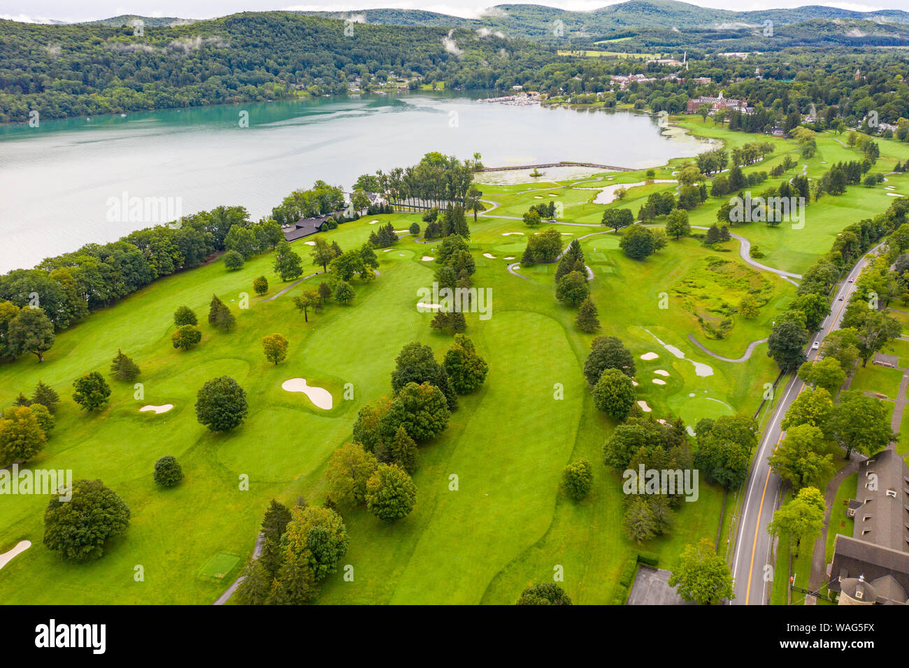 Leatherstocking Golf Course, Cooperstown, NY, USA Stock Photo
