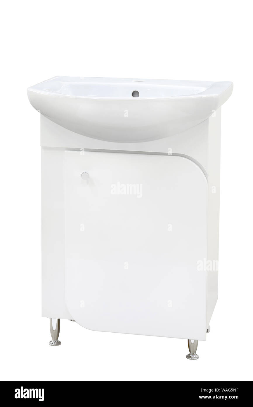 Bathroom with sink isolated Stock Photo Alamy