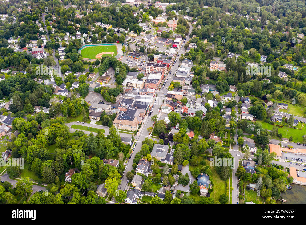Cooperstown, New York, USA Stock Photo