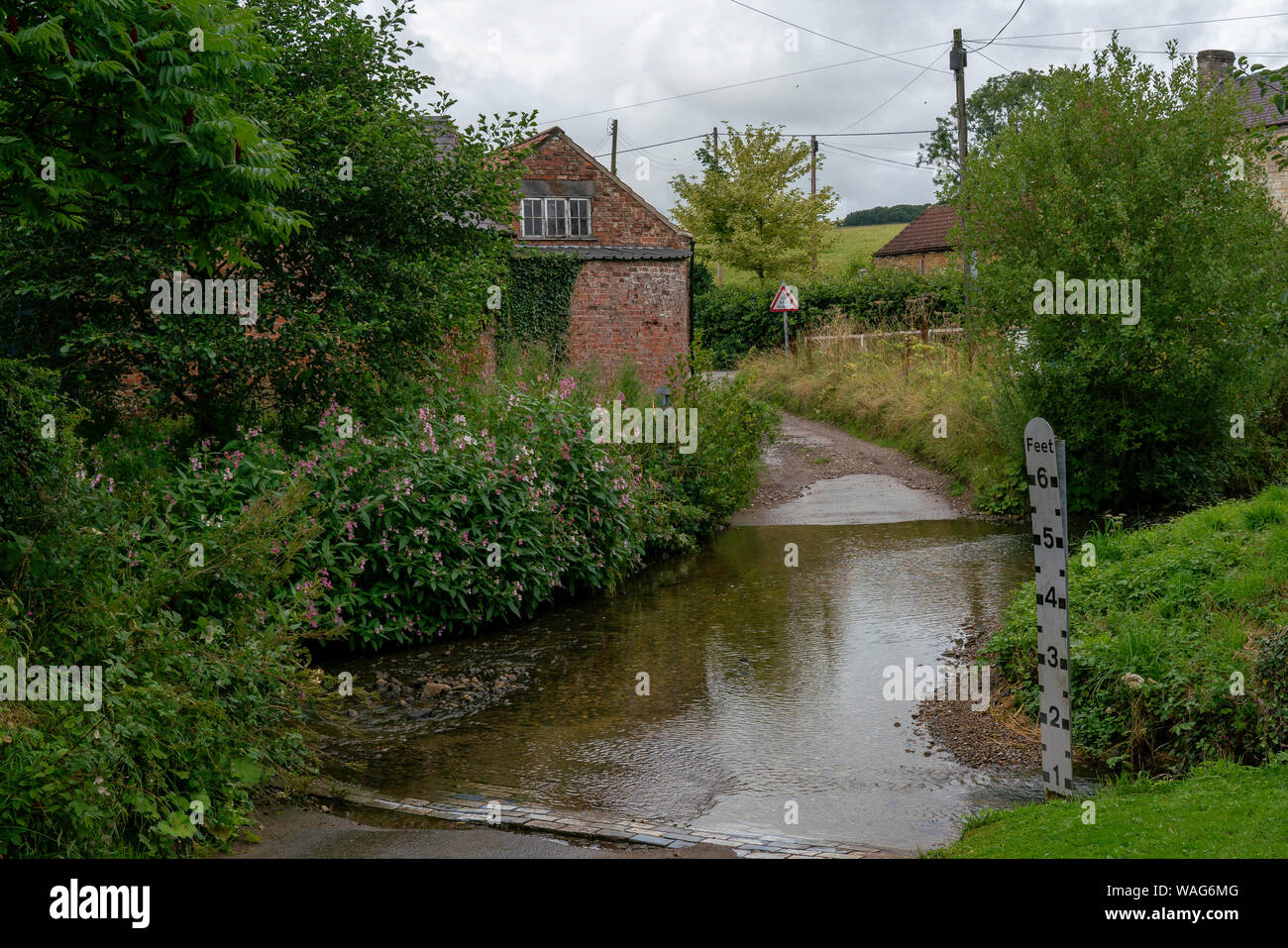 The Ford at Thirlby, North Yorkshire Stock Photo Alamy