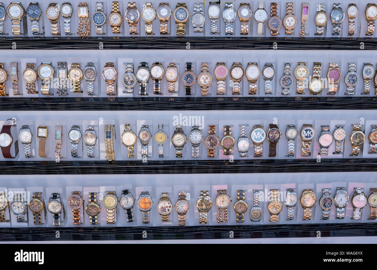 Fake branded watches for sale at turkish market Stock Photo Alamy