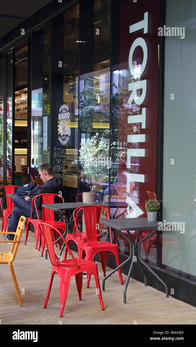 London tortilla restaurant hires stock photography and images Alamy