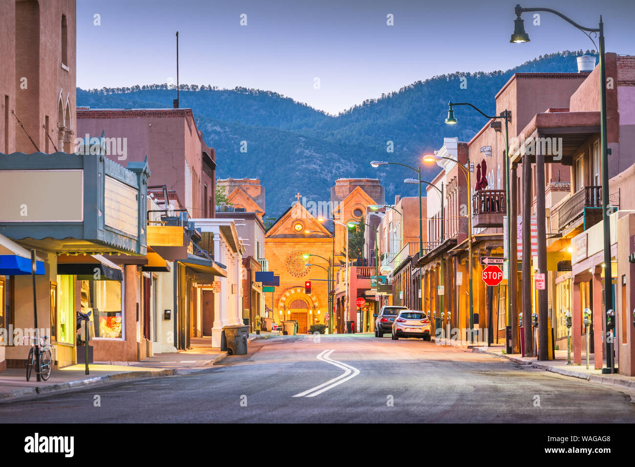 Santa Fe, New Mexico, USA Stock Photo
