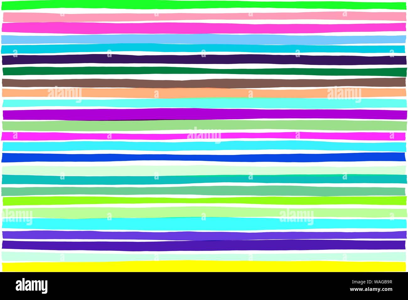 Colorful gradient parallel horizontal lines pattern for artwork, layout ...