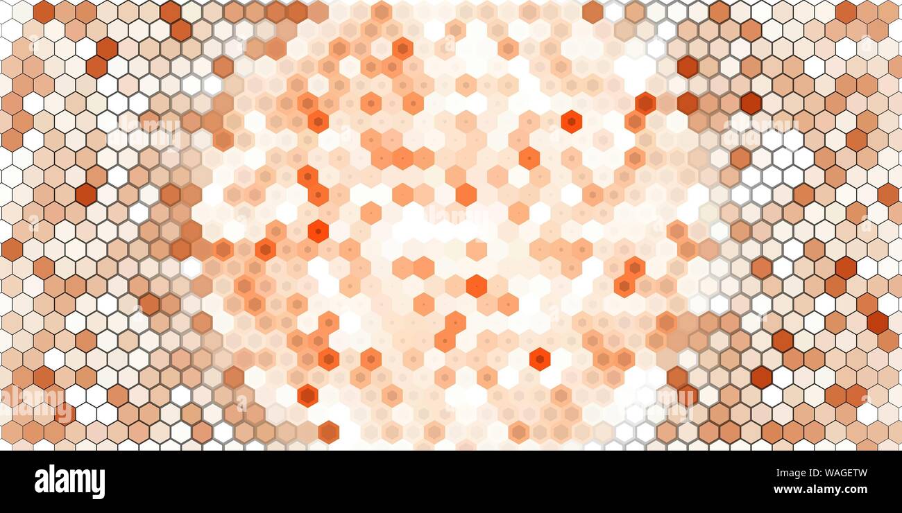 Golden abstract hexagon mosaic hi-res stock photography and images - Alamy