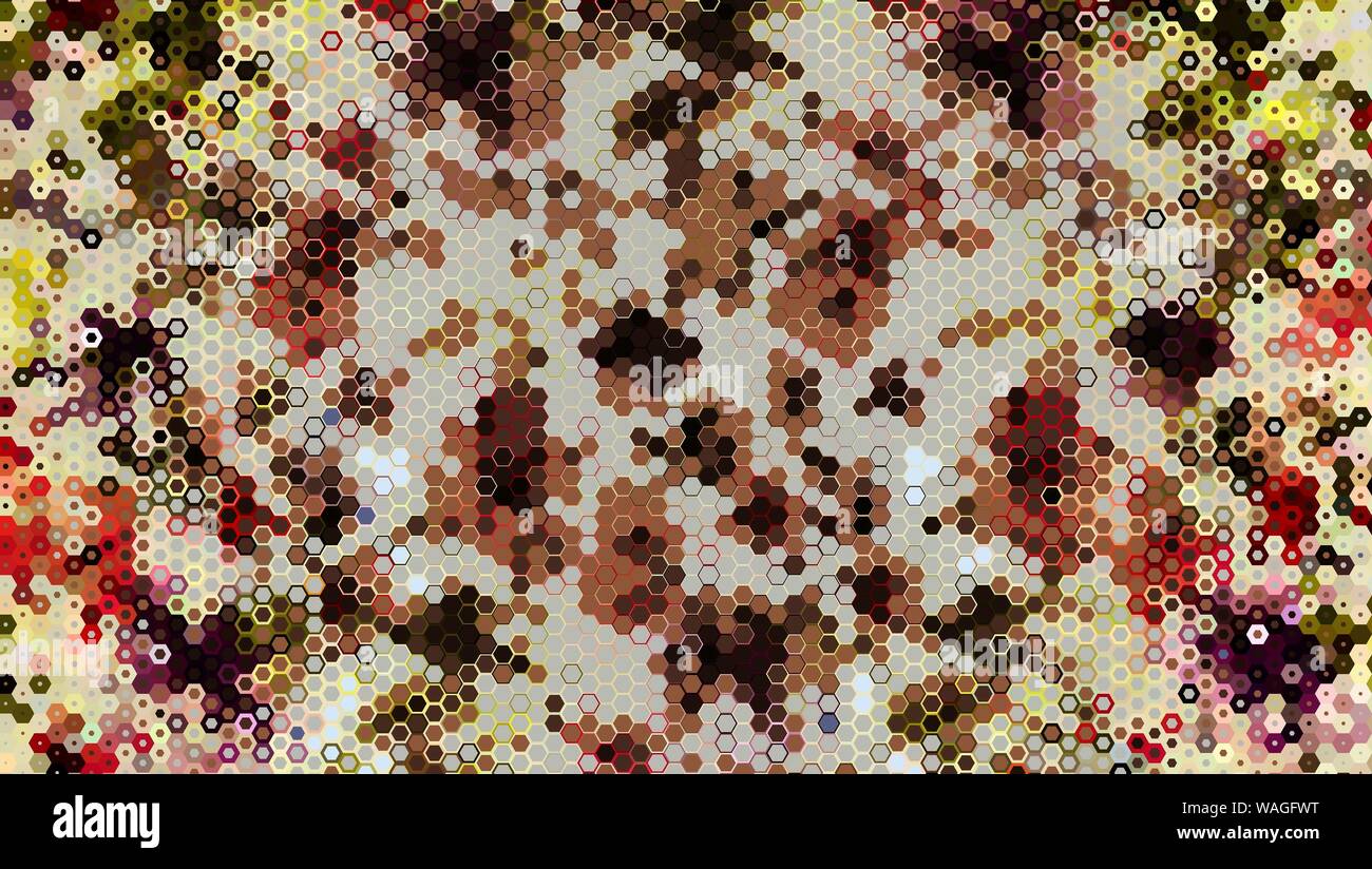 Seamless pattern hexagon honeycomb hi-res stock photography and images ...