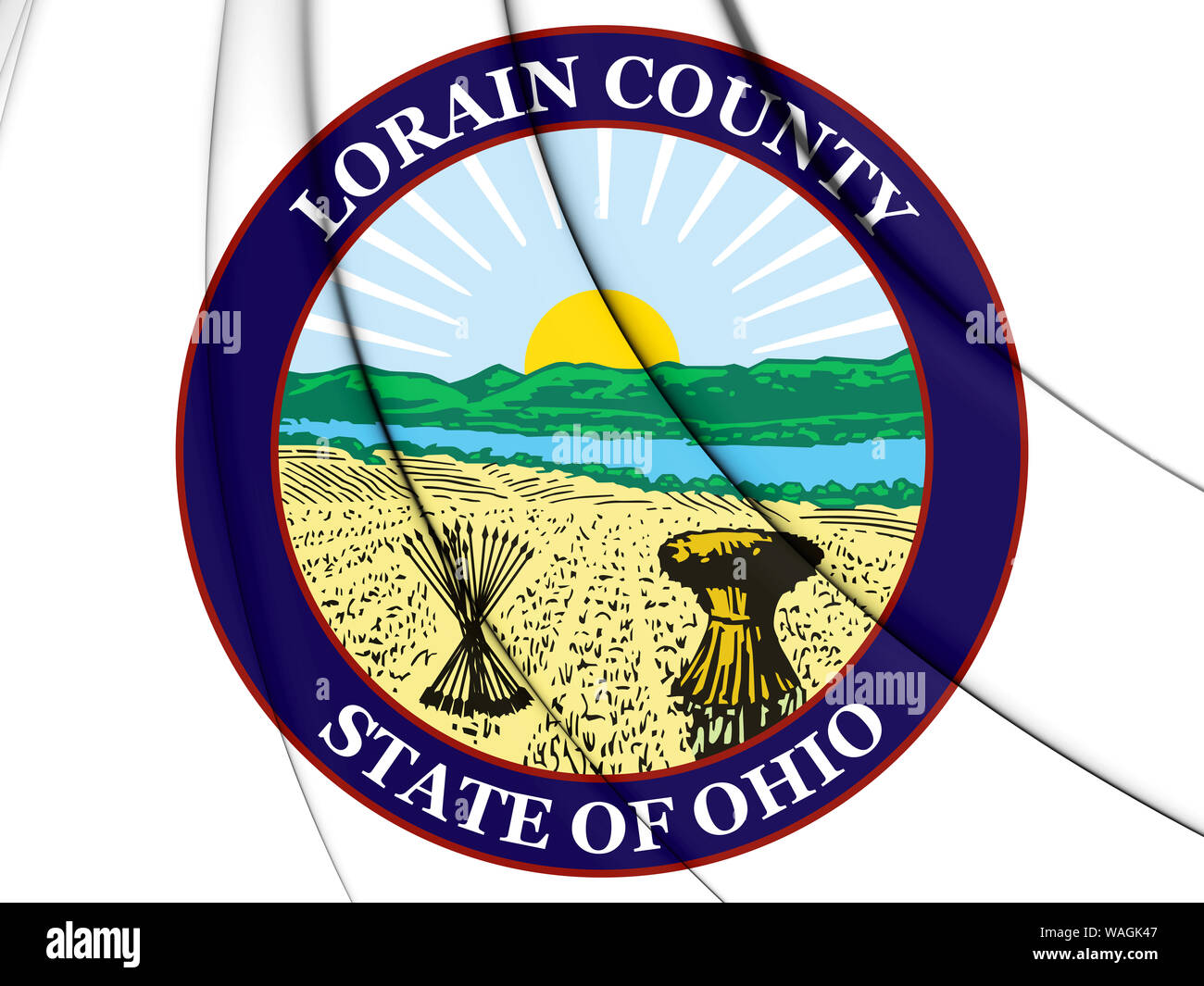 3D Seal of Lorain County (Ohio), USA. 3D Illustration Stock Photo Alamy