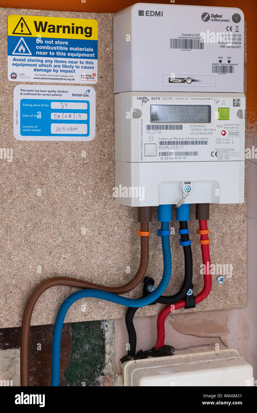 British Gas Landis+Gry E470 Electricity Smart meter with EDMI 420 Stock