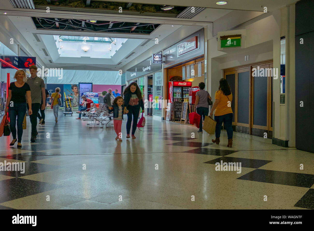 Telford indoor Shopping Mall Stock Photo Alamy