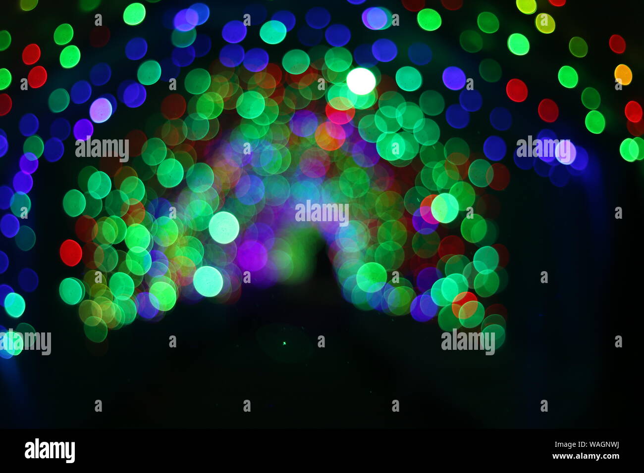 abstract colorful defocused circular facula,abstract background Stock Photo