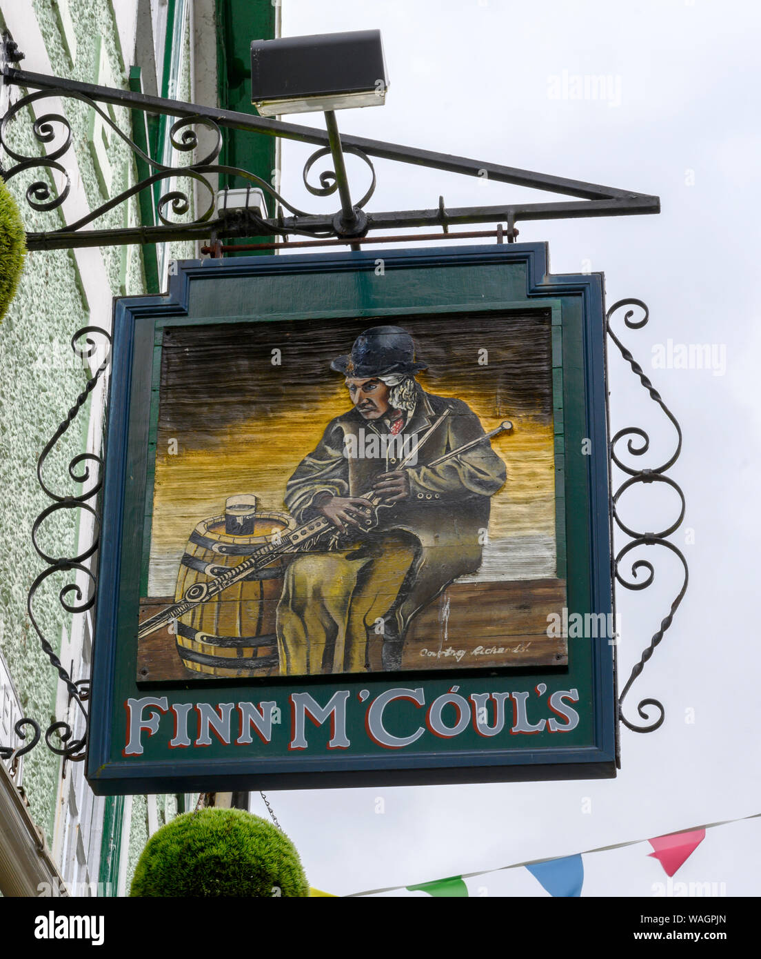 Finn M'Couls traditional Irish Pub at Killigrew Street, Falmouth, Cornwall, England, UK Stock Photo