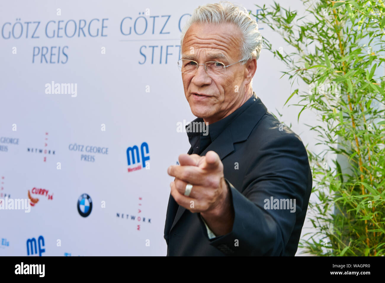 Berlin, Germany. 19th Aug, 2019. Actor Klaus J. Behrendt comes to the awarding of the Götz George Prize. The Götz George Prize was founded at the request of the actor who died in 2016. Credit: Annette Riedl//dpa/Alamy Live News Stock Photo