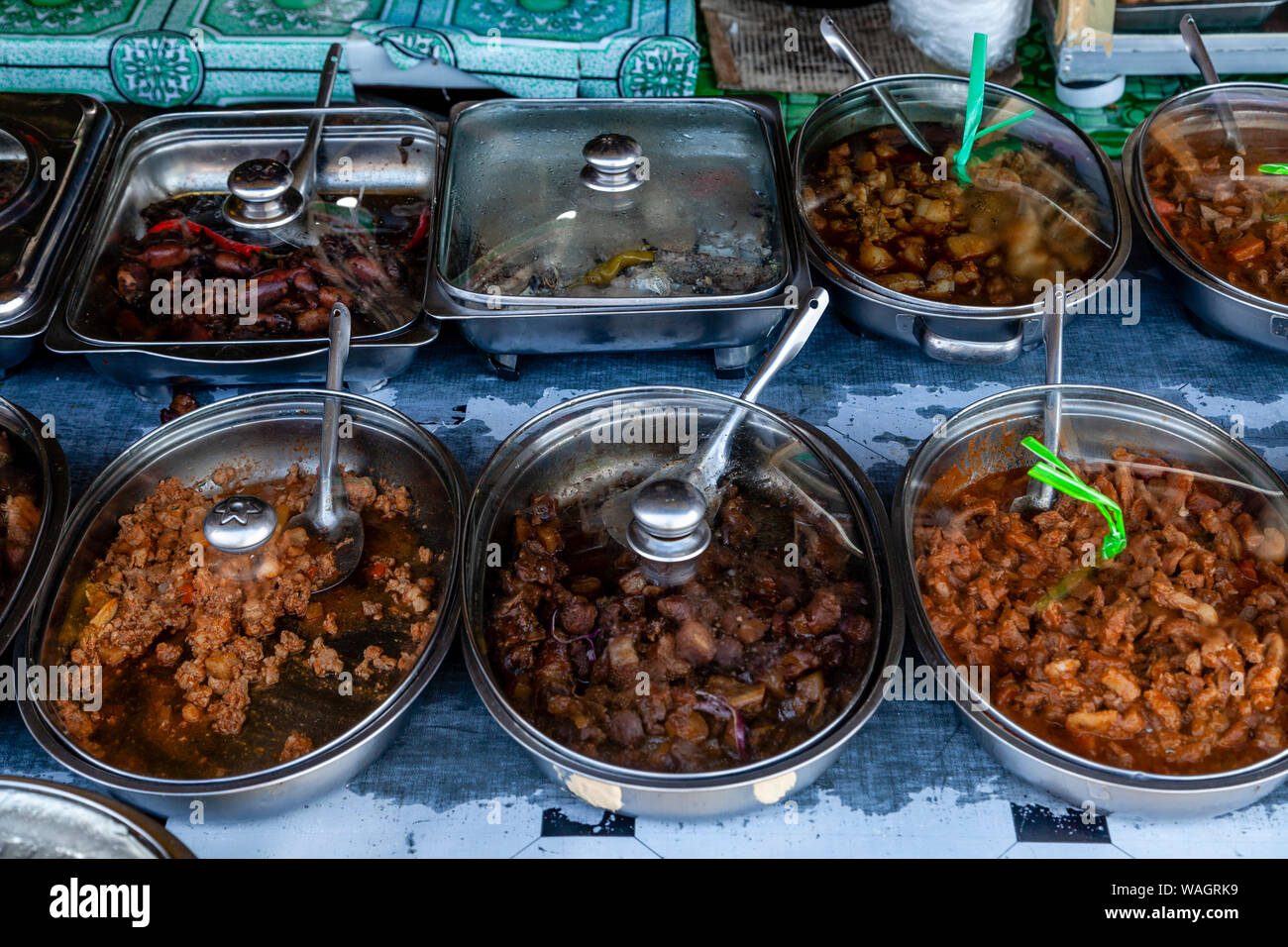 Restaurant Food Display, Kalibo, Panay Island, Aklan Province, The