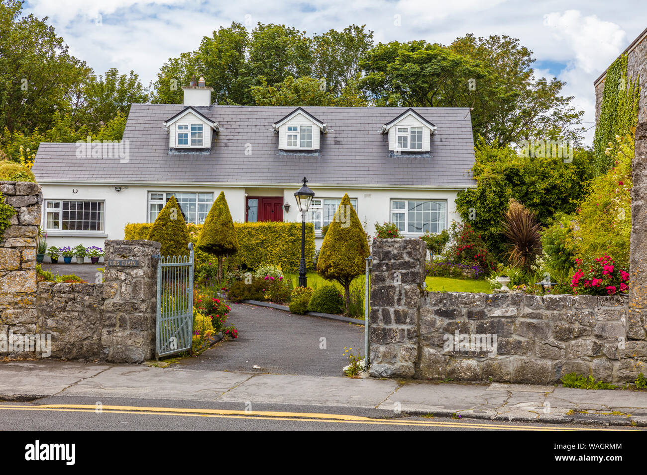 Village of Kinvara on Galway bay in County Galway Ireland Stock Photo