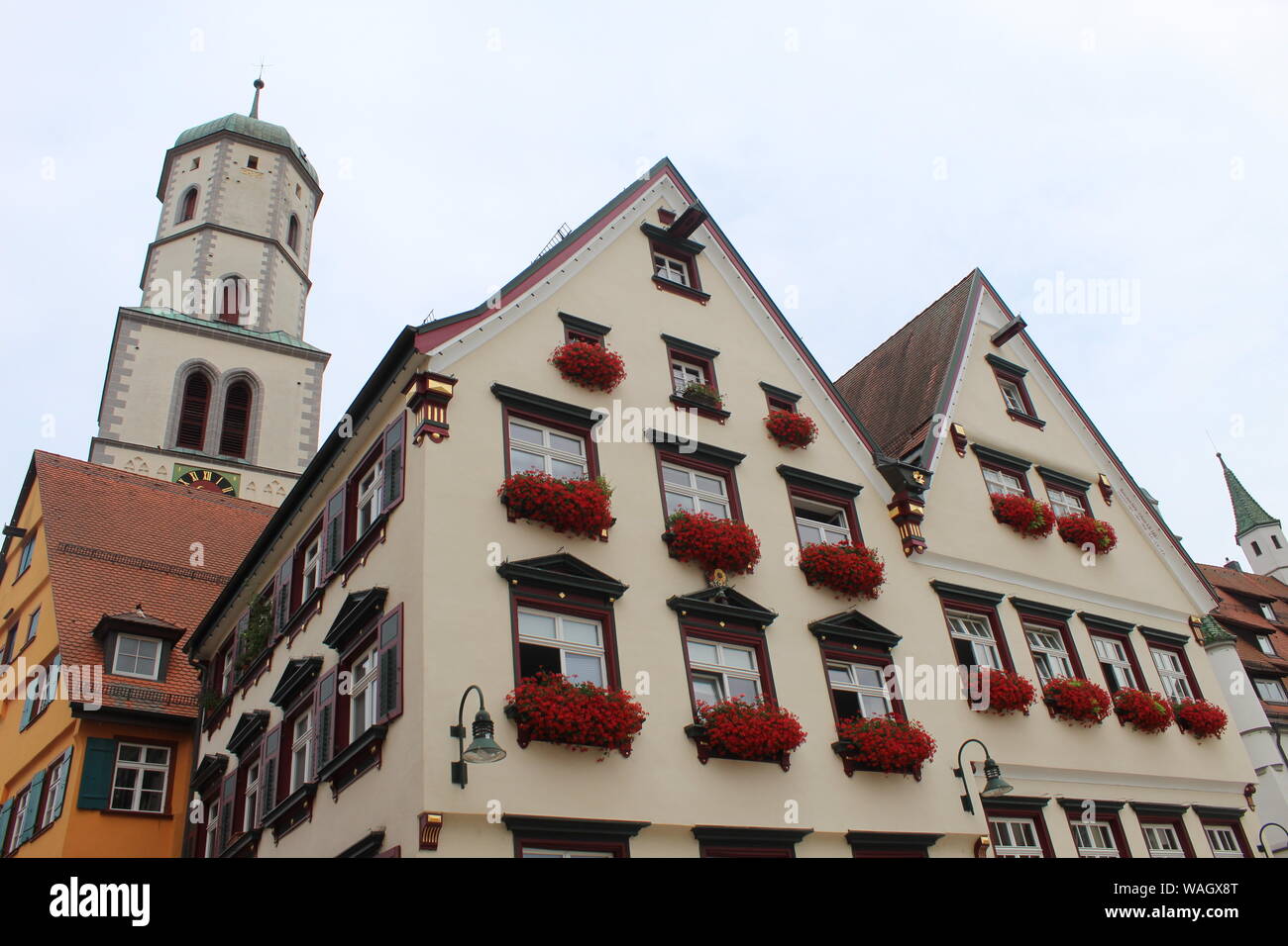 Architecture in Biberach, Germany Stock Photo
