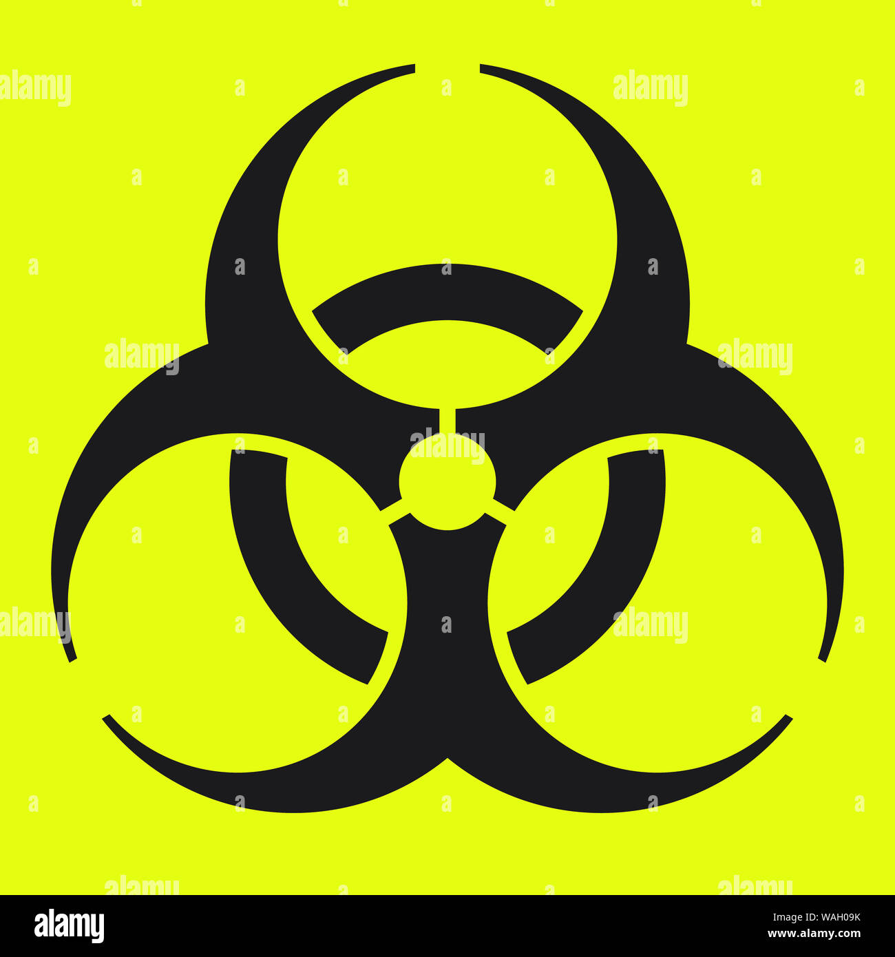 Biohazard Symbol Stock Photo