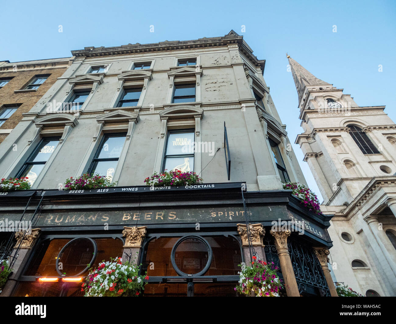 The Ten Bells pub, Commercial Street, London, England. Stock Photo