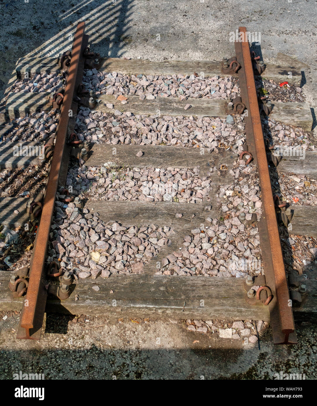 railway track sample Stock Photo Alamy