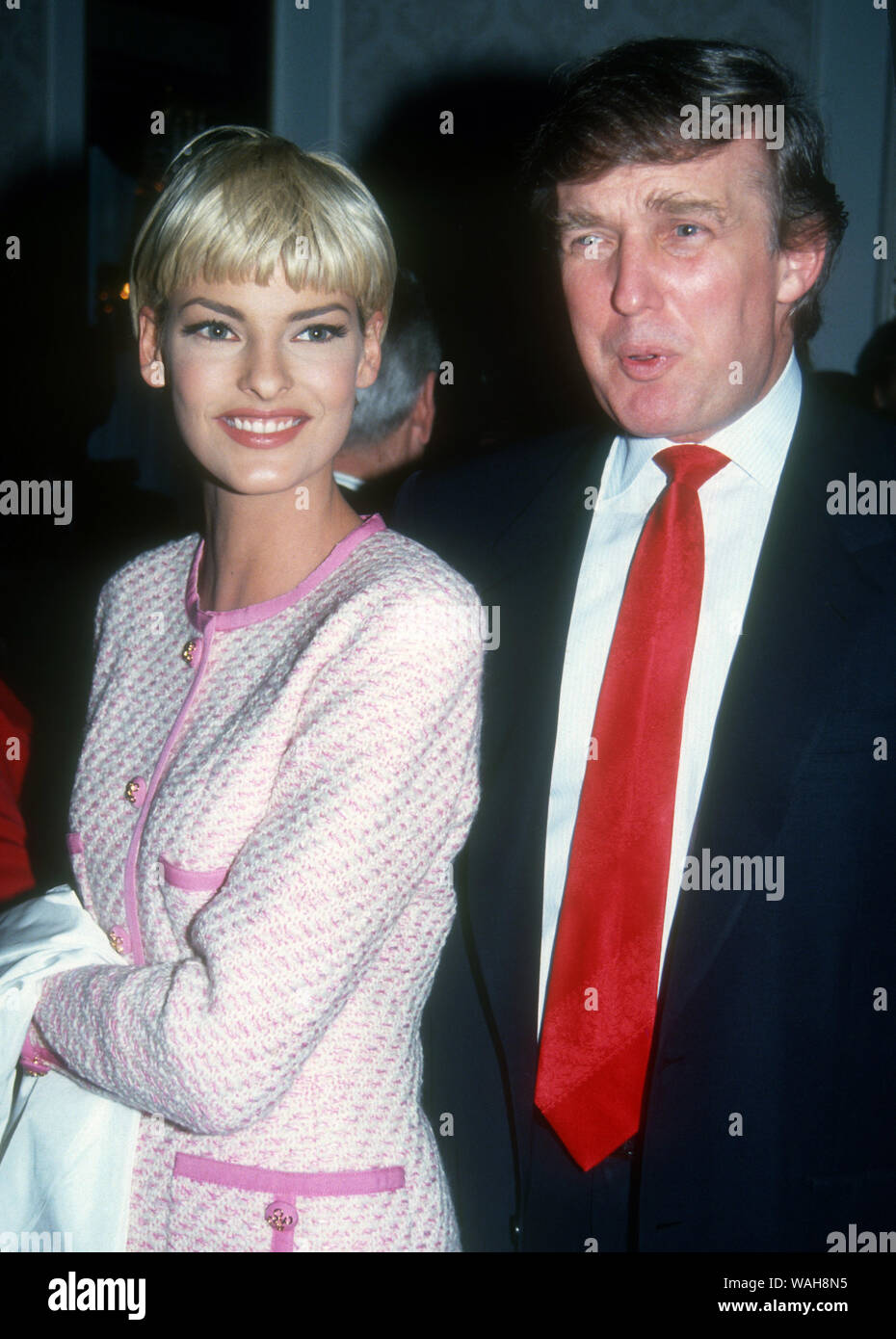 Donald Trump Linda Evangelista, 1991, Photo By John Barrett/PHOTOlink Stock Photo