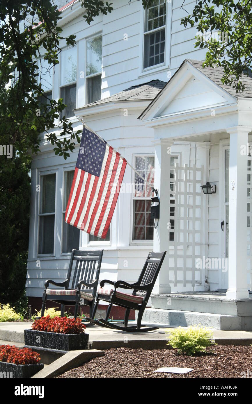 House entrance of historical building at Fort Monroe National Monument