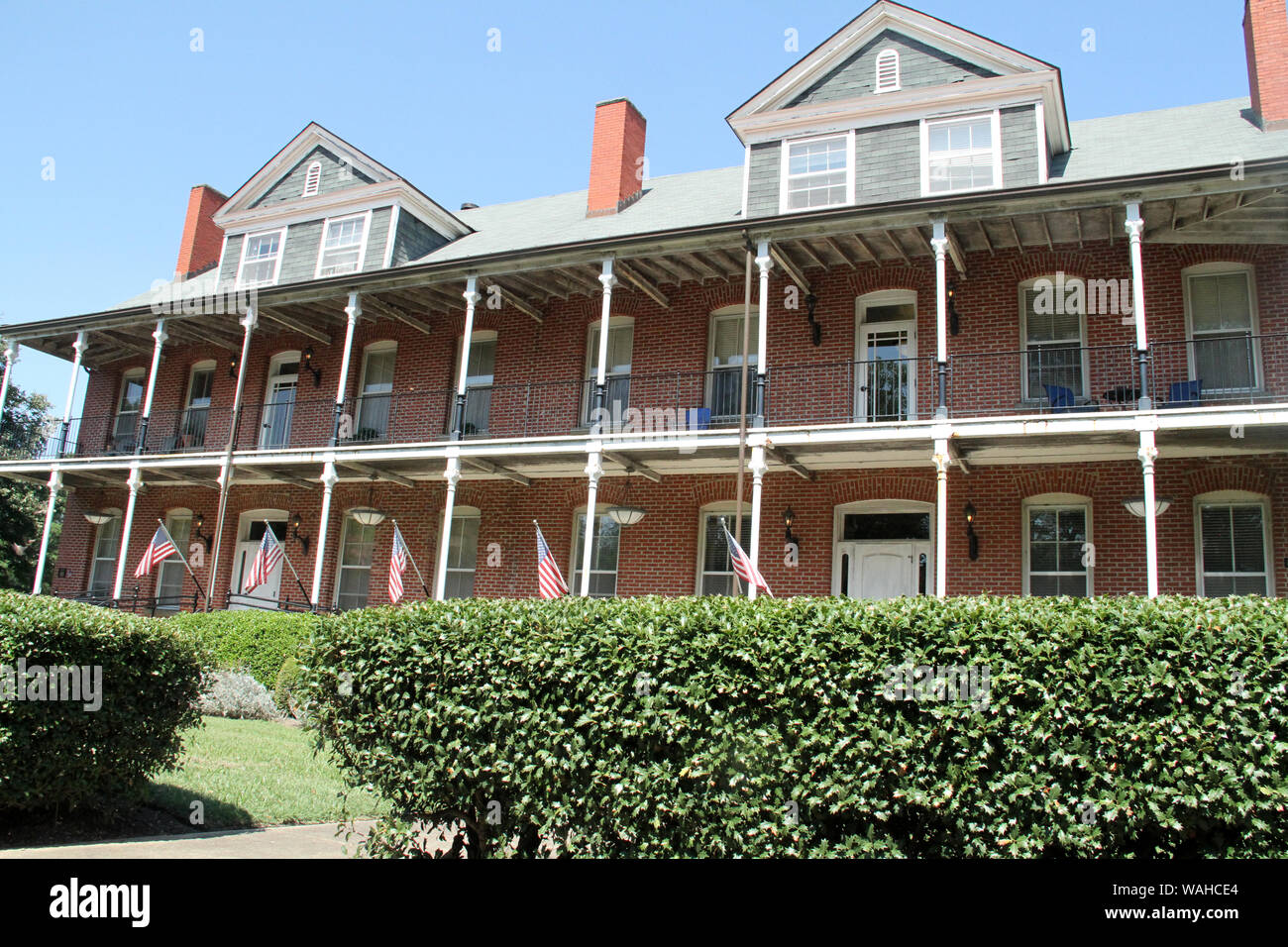Building 80 at Fort Monroe, built in 1897 with Colonial Revival