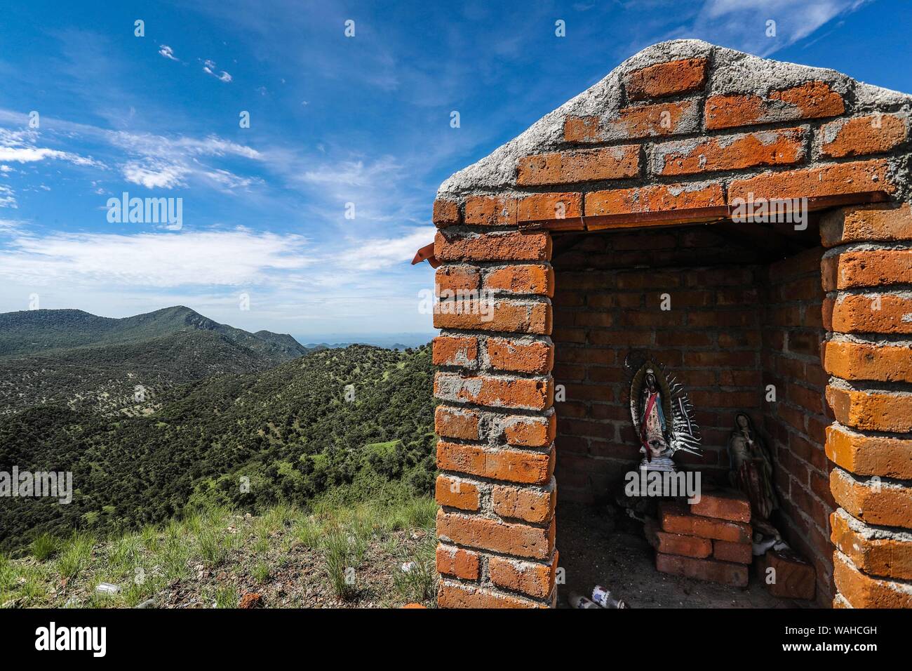 Chapel of the Virgin of Guadalupe in Rancho el Llano, Sierra Los Locos, municipality of San