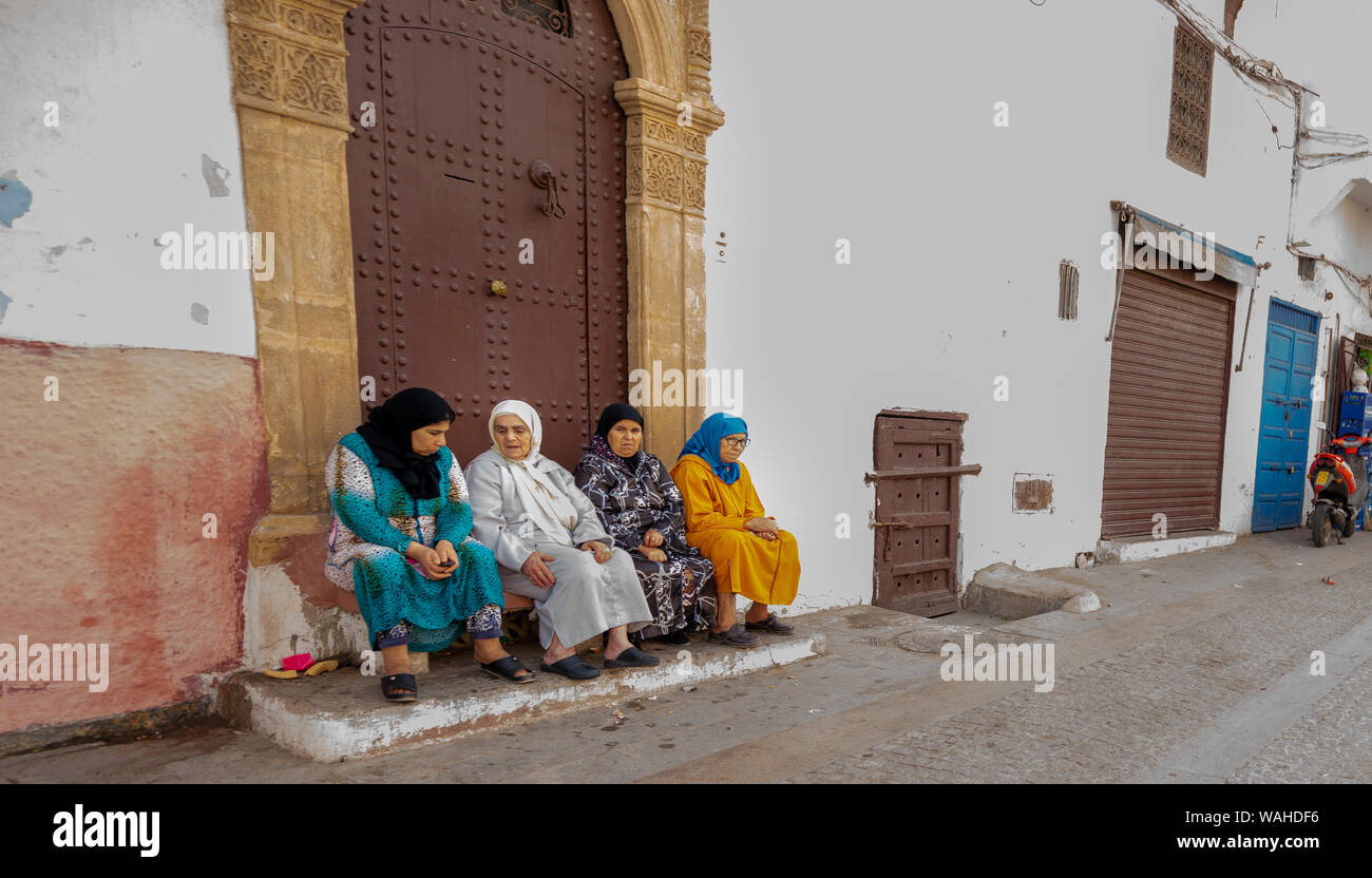 Ladies of Rabat, Morocco Stock Photo