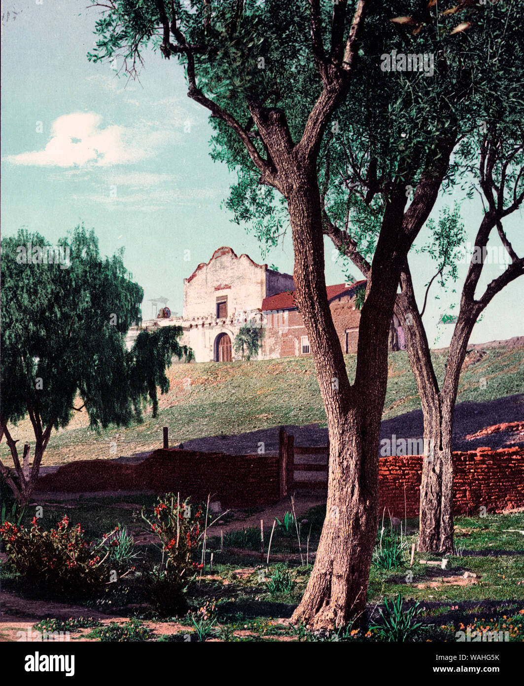 Mission San Diego, California, circa 1904 Stock Photo