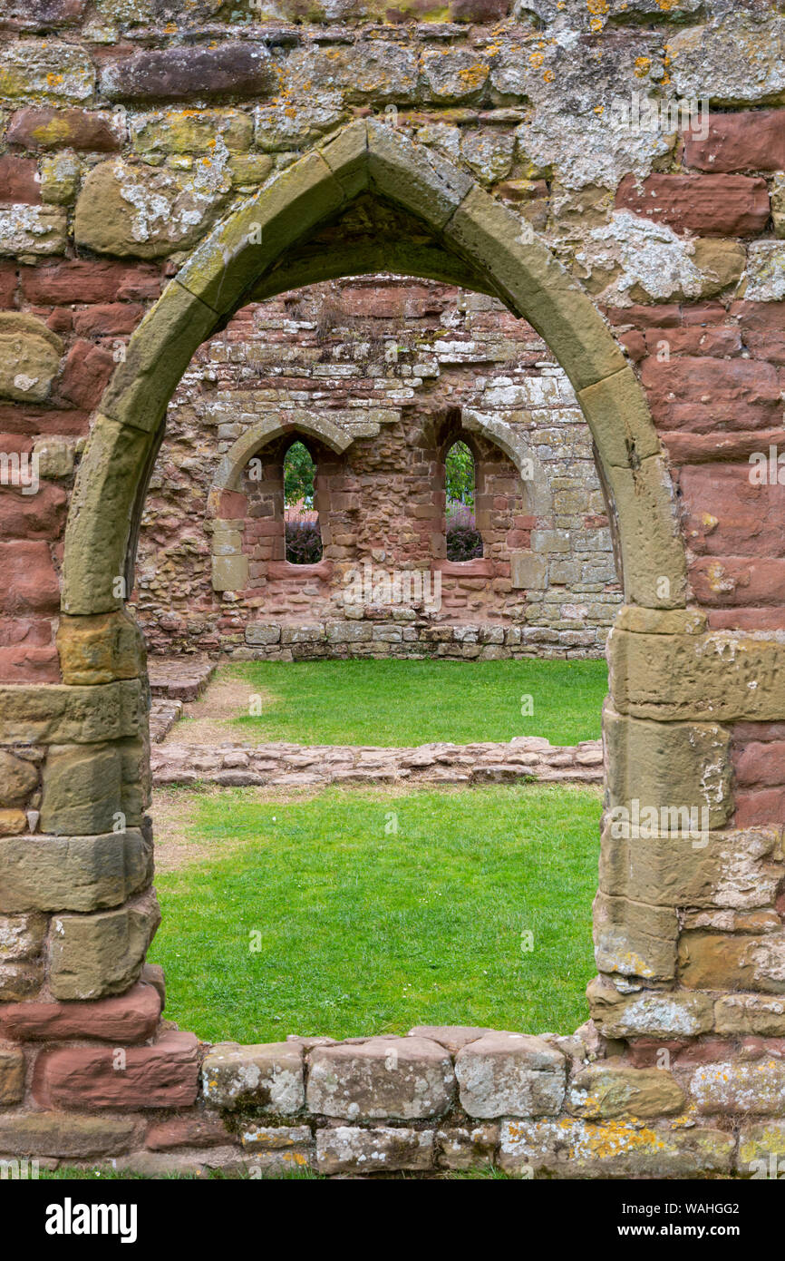 Acton Burnell Castle, a 13thcentury fortified manor house, located