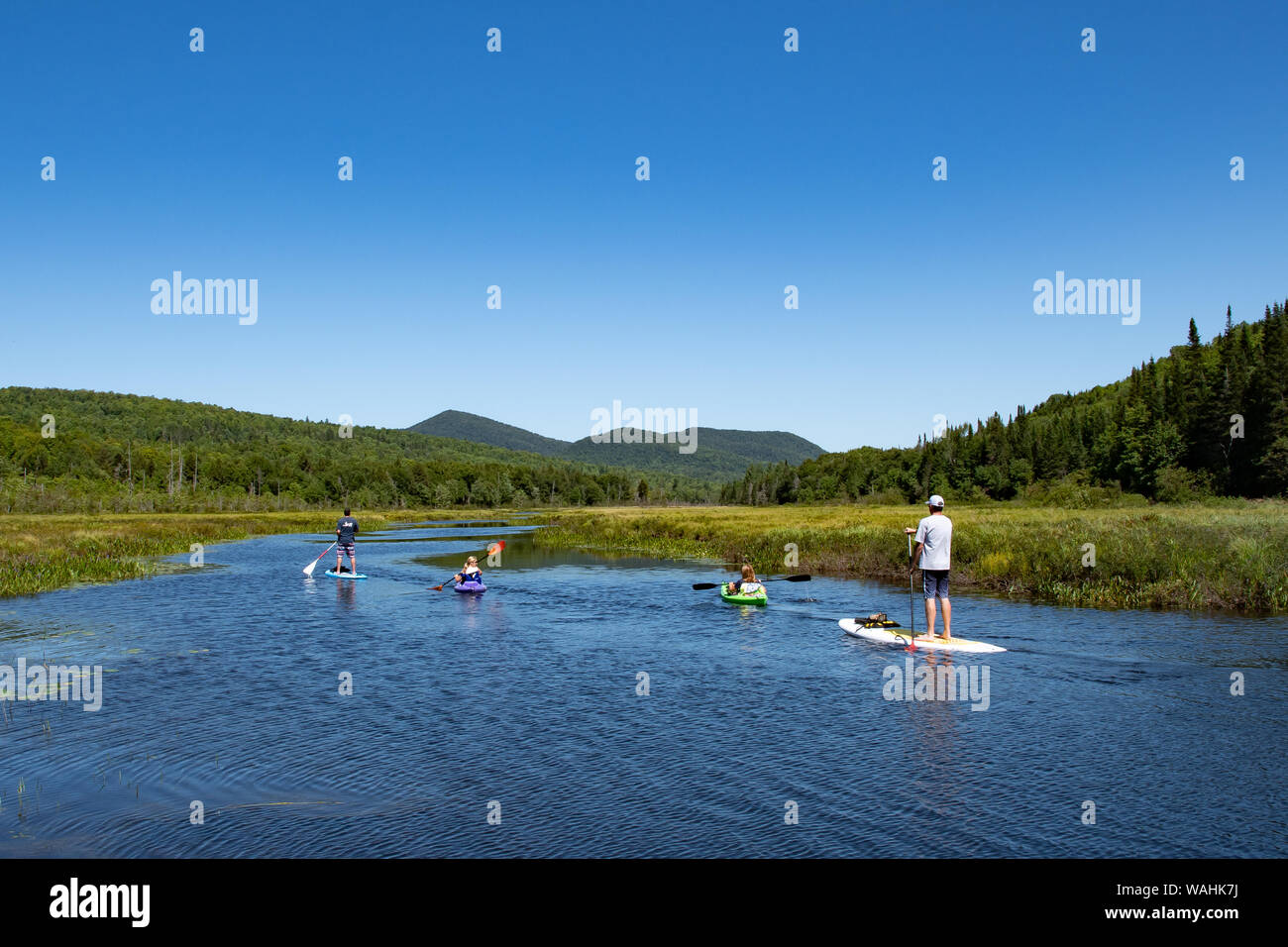 Paddling down a river hires stock photography and images Alamy