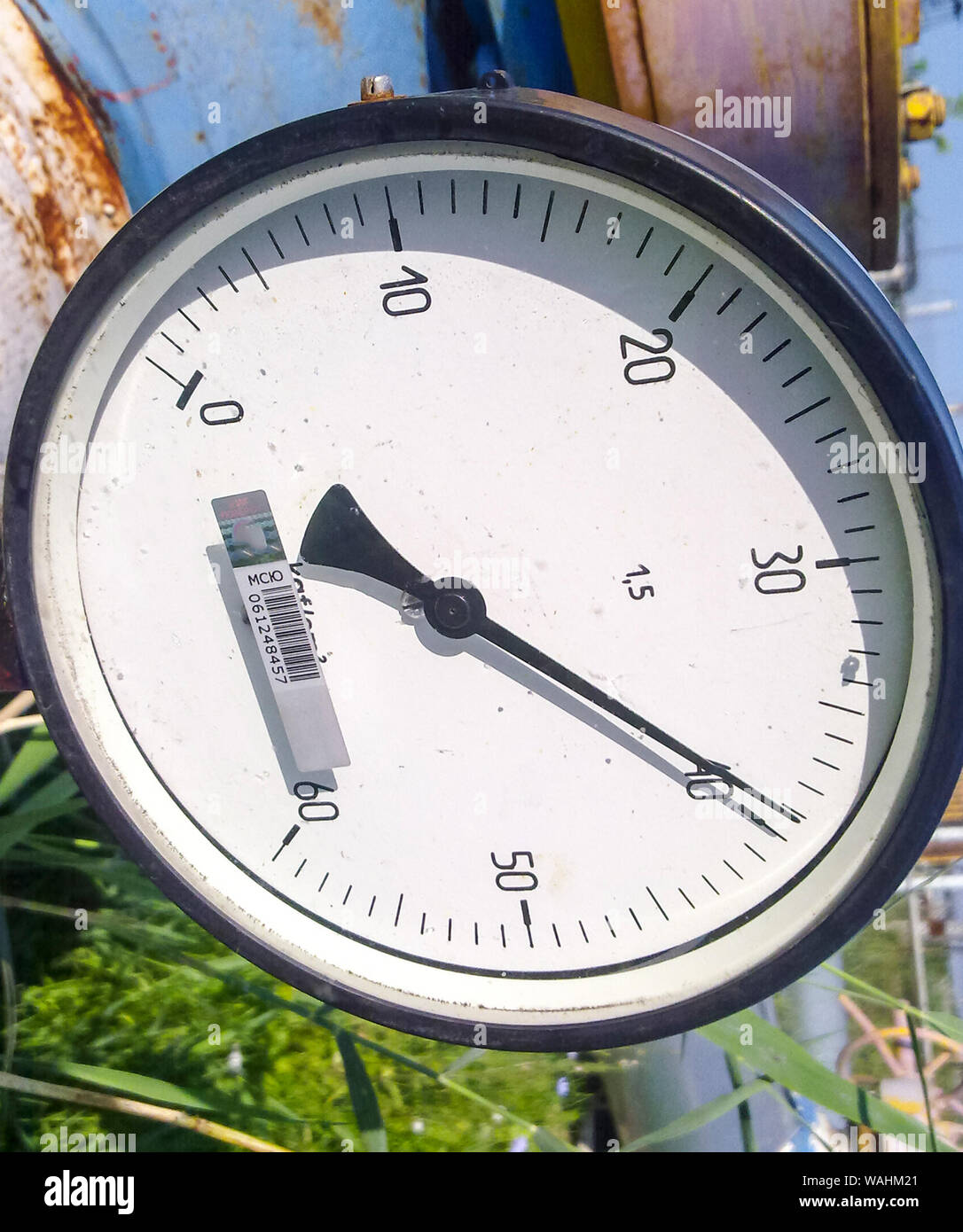 The manometer is the device for measurement of pressure Stock Photo Alamy