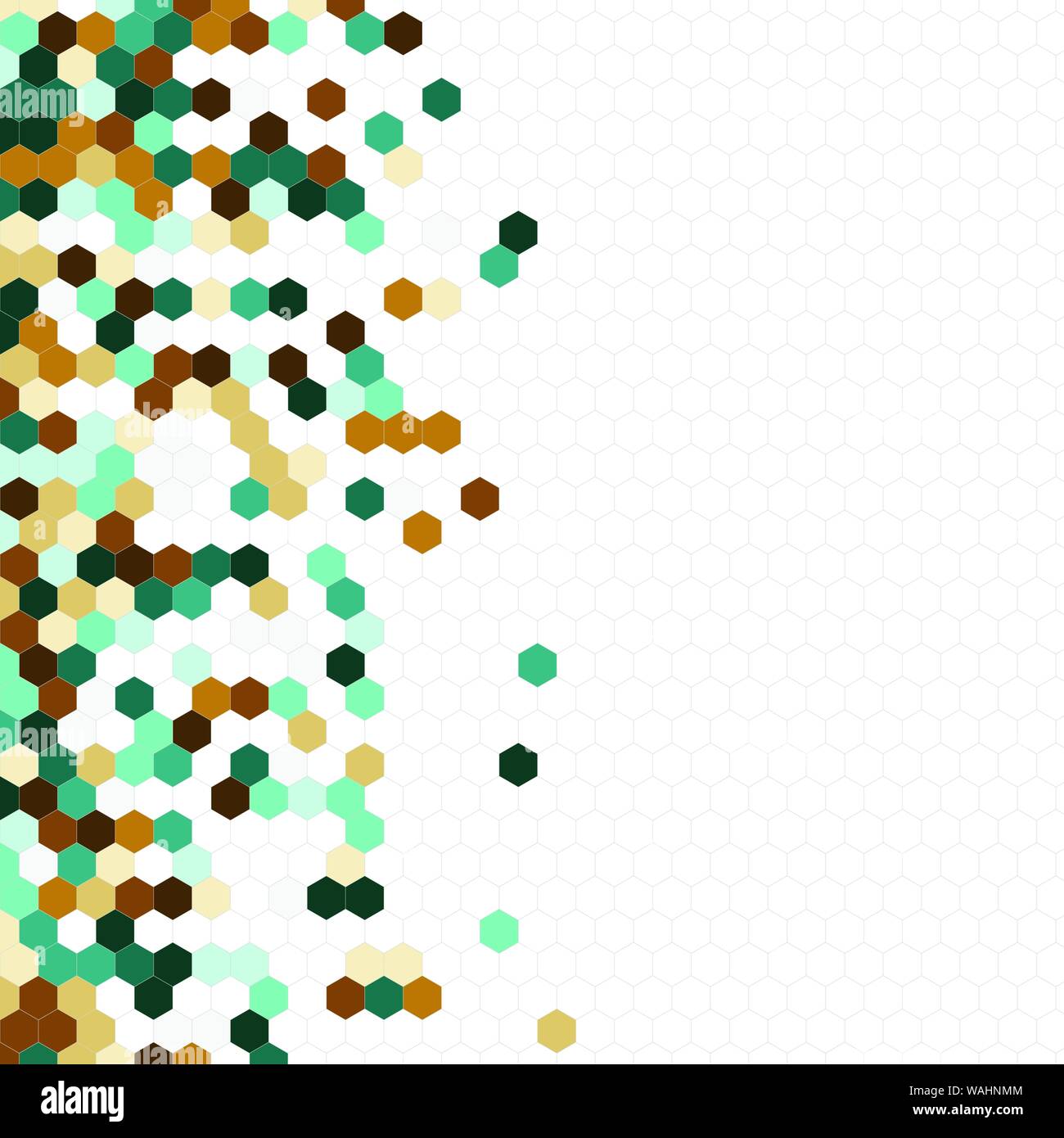 Grainy pattern composed of hexagons colorful. Honeycomb background ...