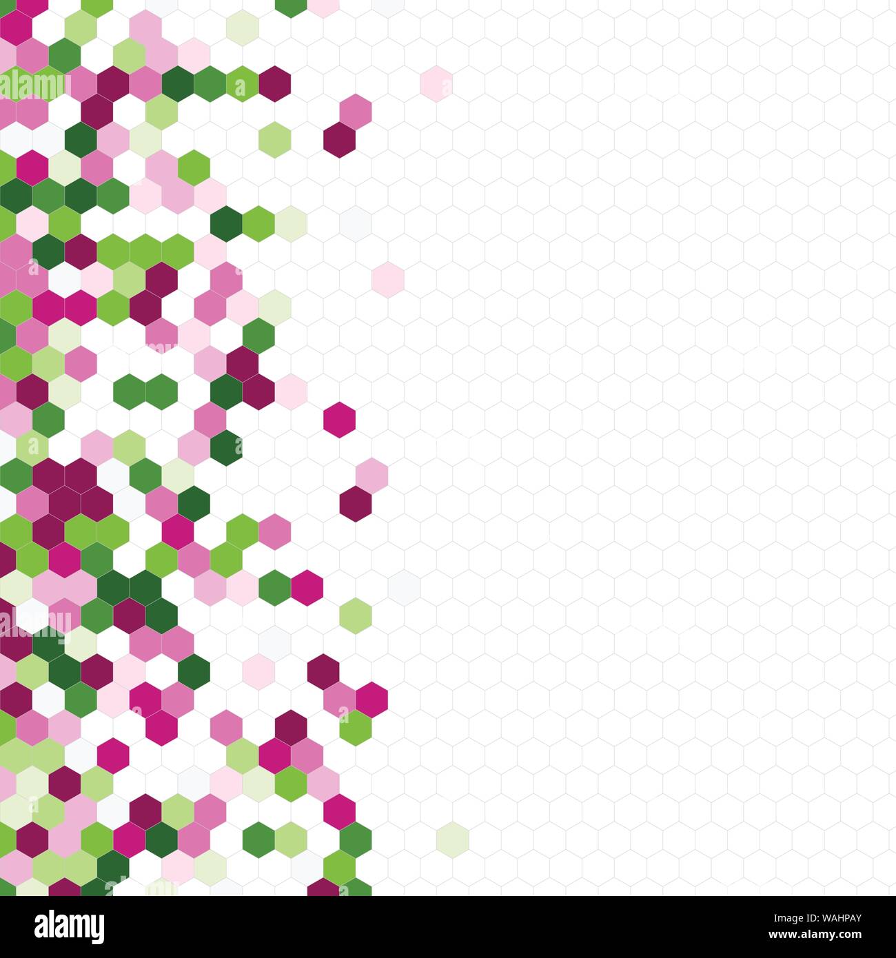 Grainy pattern composed of hexagons colorful. Honeycomb background ...
