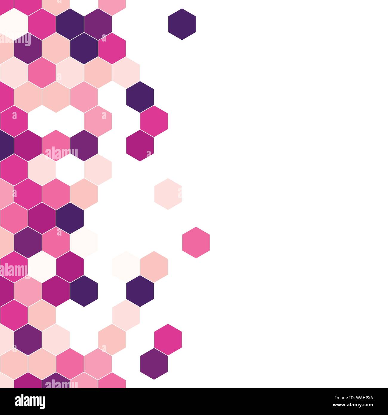 Grainy pattern composed of hexagons colorful. Honeycomb background ...