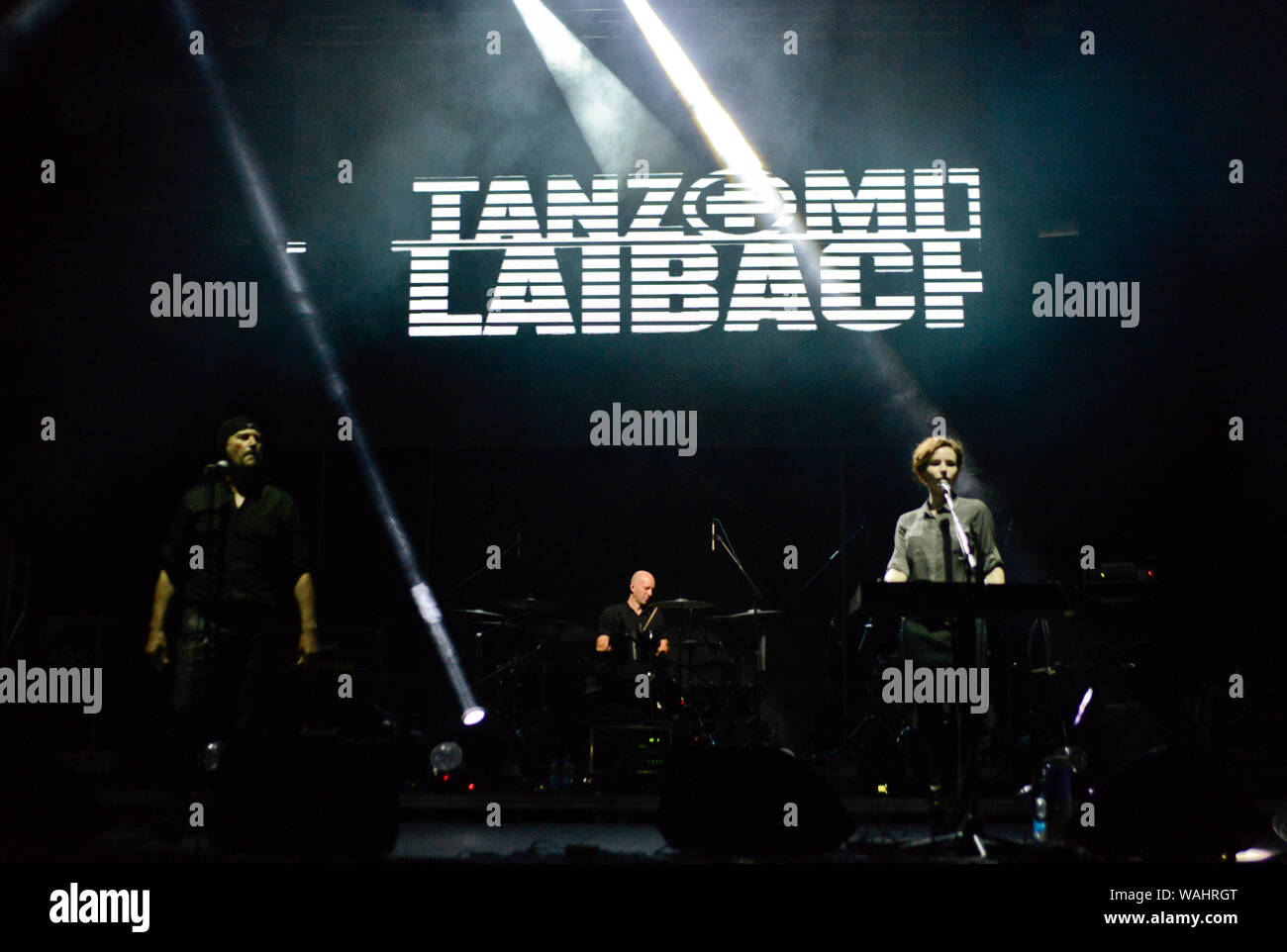 Laibach, Slovenian industrial band Stock Photo