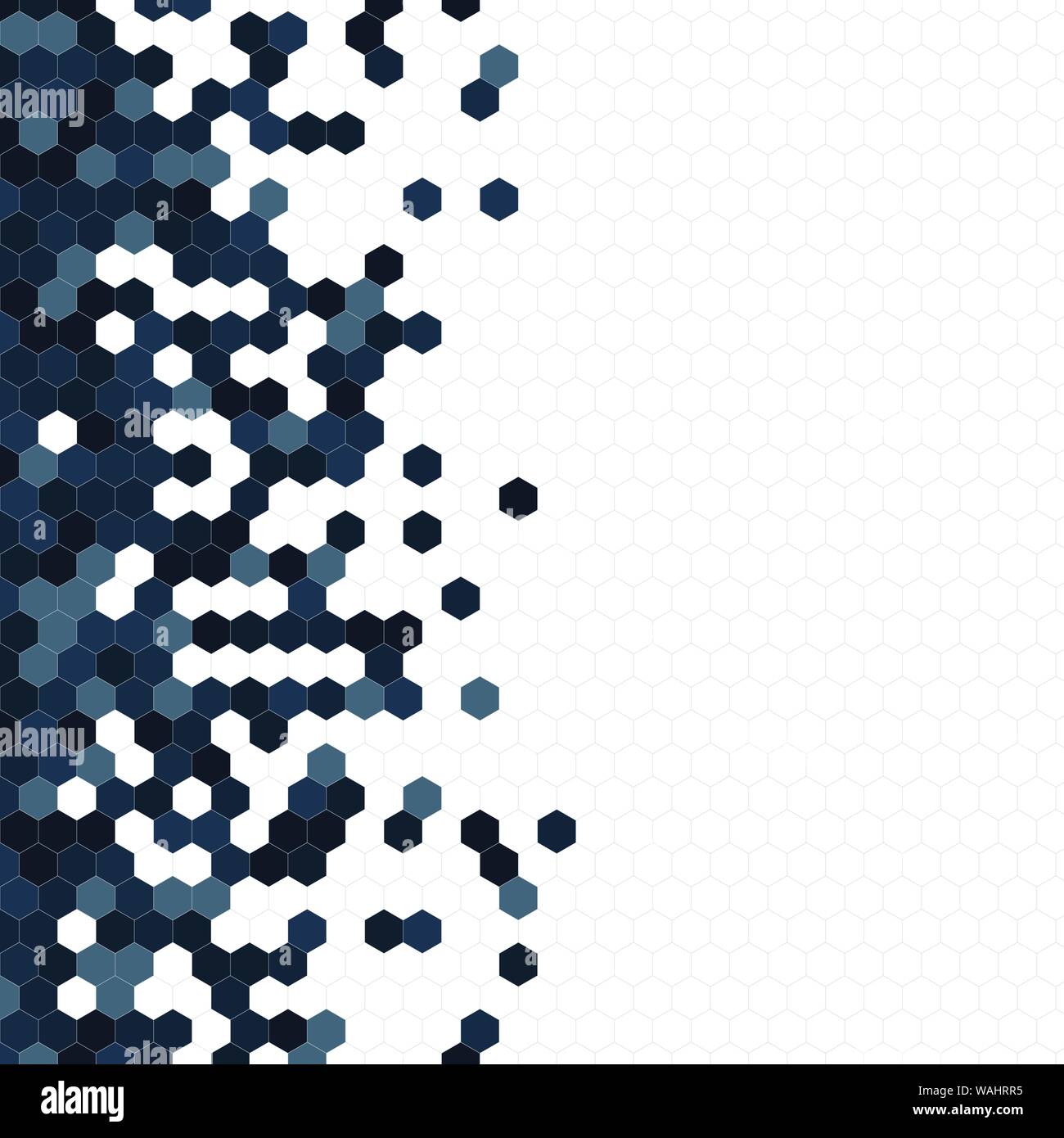 Grainy pattern composed of hexagons colorful. Honeycomb background ...
