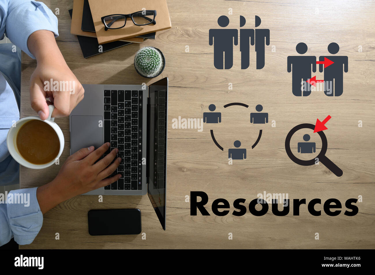 Human resources sign icon hr hi-res stock photography and images - Alamy