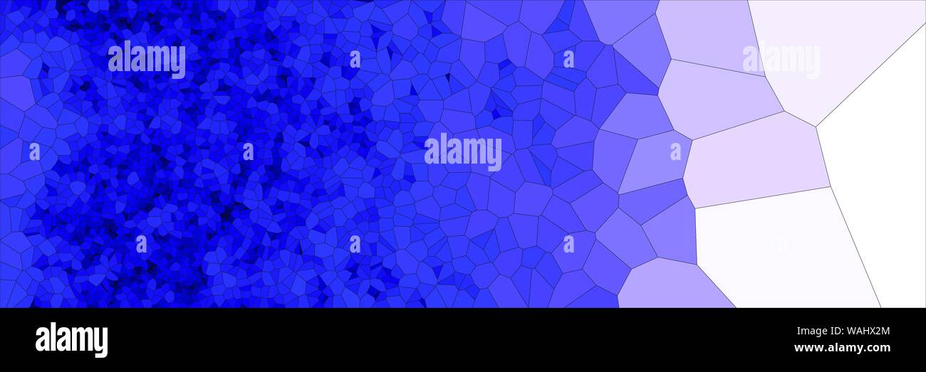 Stained glass colorful voronoi polygonal algorithm background, vector abstract. Irregular cells pattern. 2D Geometric shapes grid texture. Aspect Rati Stock Vector