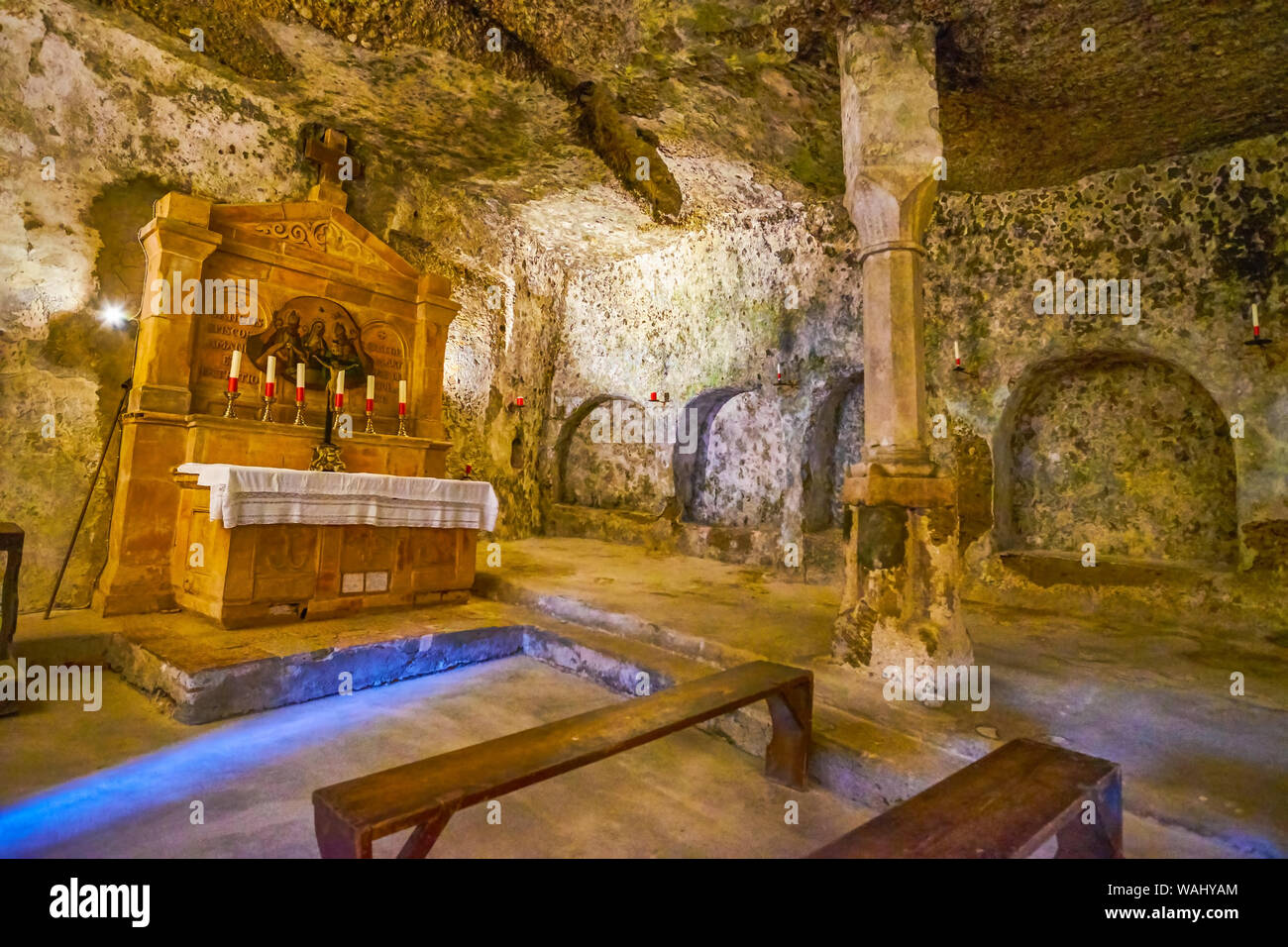 Cave Of Saint Peter High Resolution Stock Photography And Images Alamy