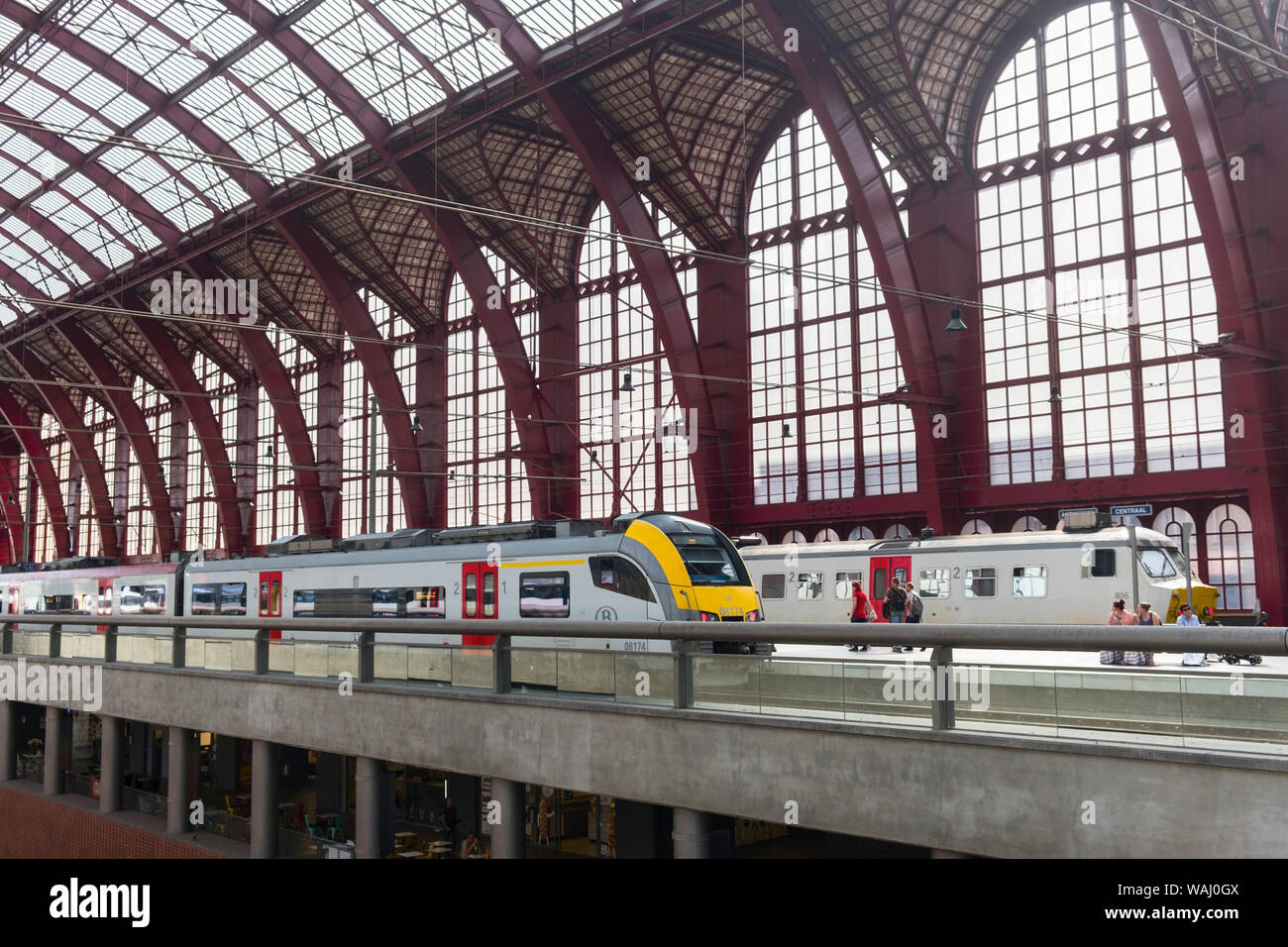 Antwerpen Centraal railway station Antwerp Belgium Stock Photo