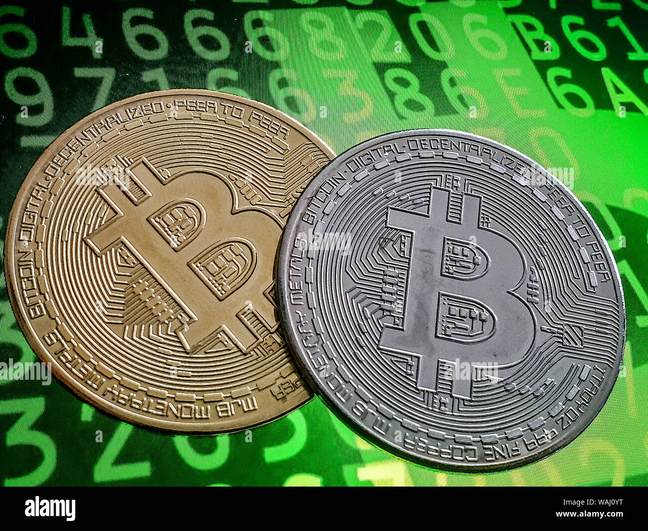 Utrecht, Netherlands. 20th Aug, 2019. UTRECHT, 20-08-2019, Dutchnews,  Bitcoin is a crypto currency and a global payment method. It is the first  decentralized digital currency since it works without a central bank