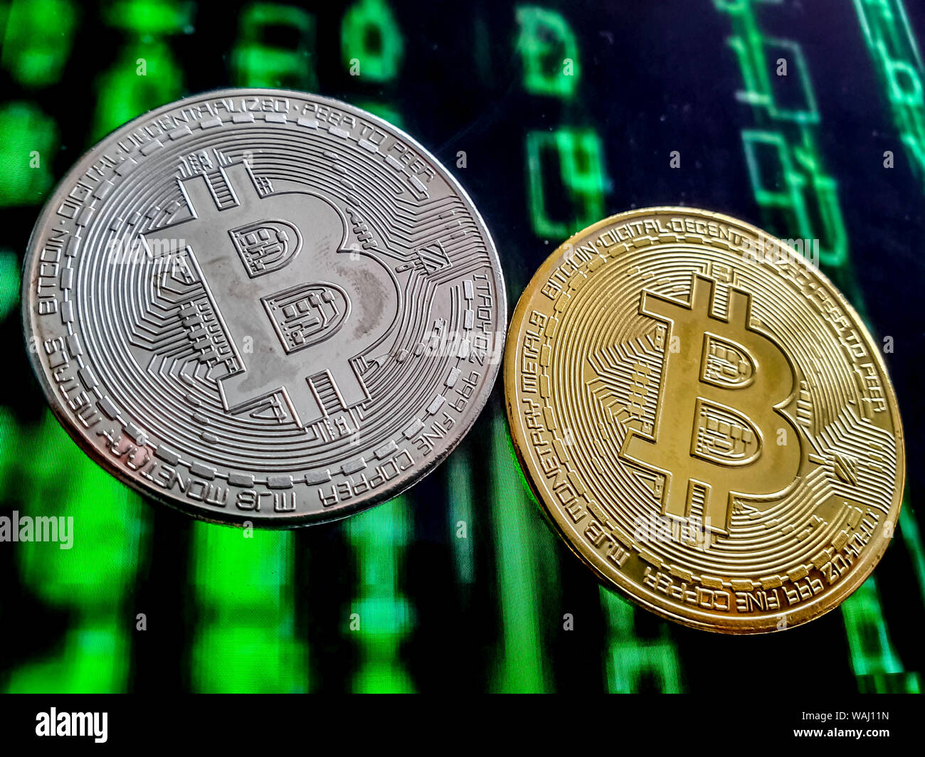 Utrecht, Netherlands. 20th Aug, 2019. UTRECHT, 20-08-2019, Dutchnews,  Bitcoin is a crypto currency and a global payment method. It is the first  decentralized digital currency since it works without a central bank