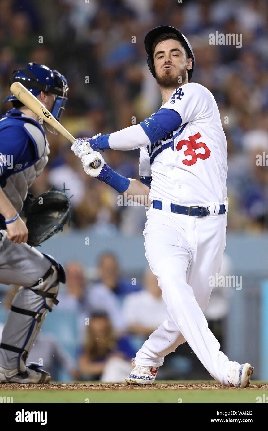 August 20, 2019: Los Angeles Dodgers right fielder Cody Bellinger