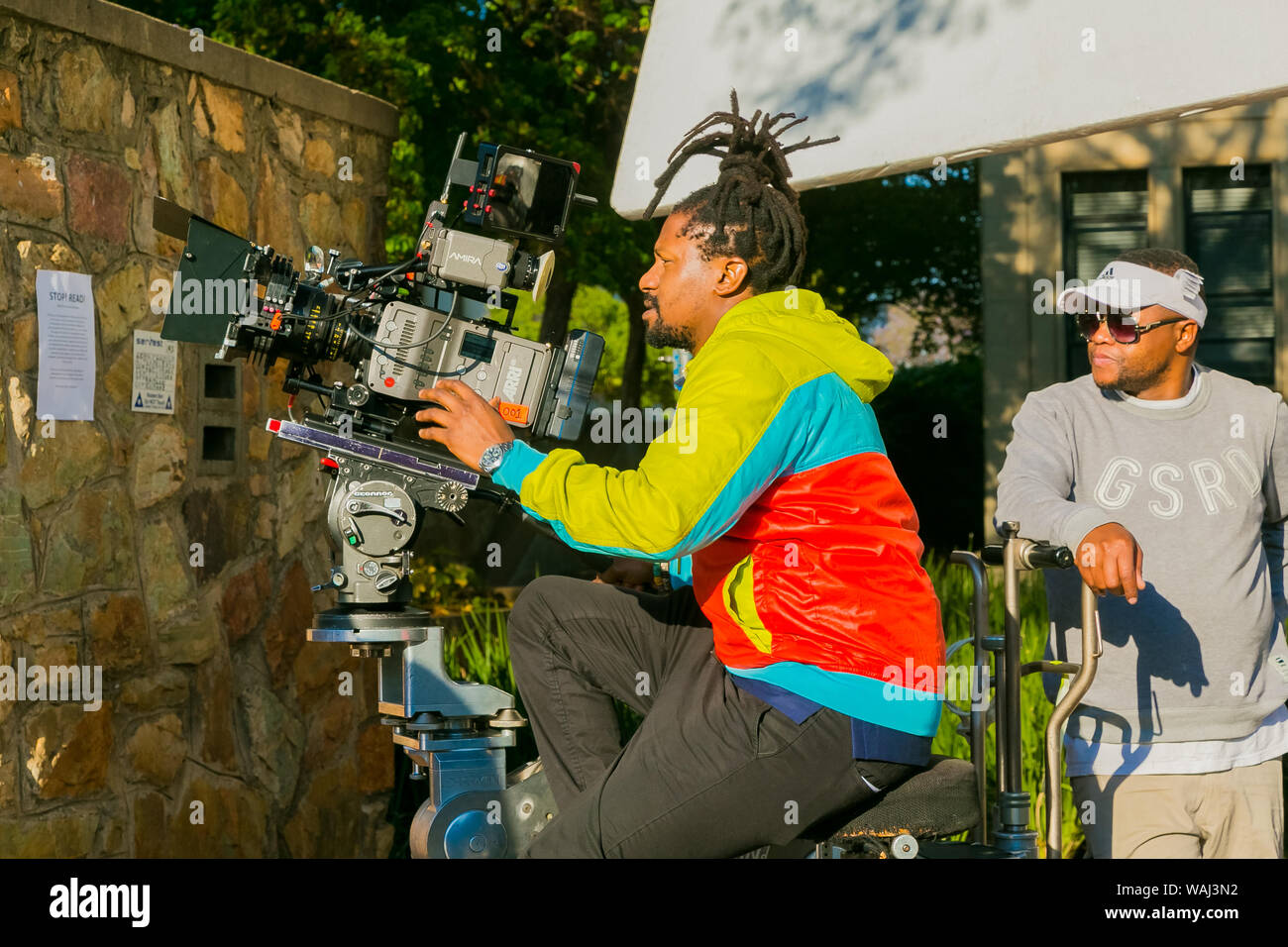 Johannesburg, South Africa October 09 2018 Behind the scenes of a