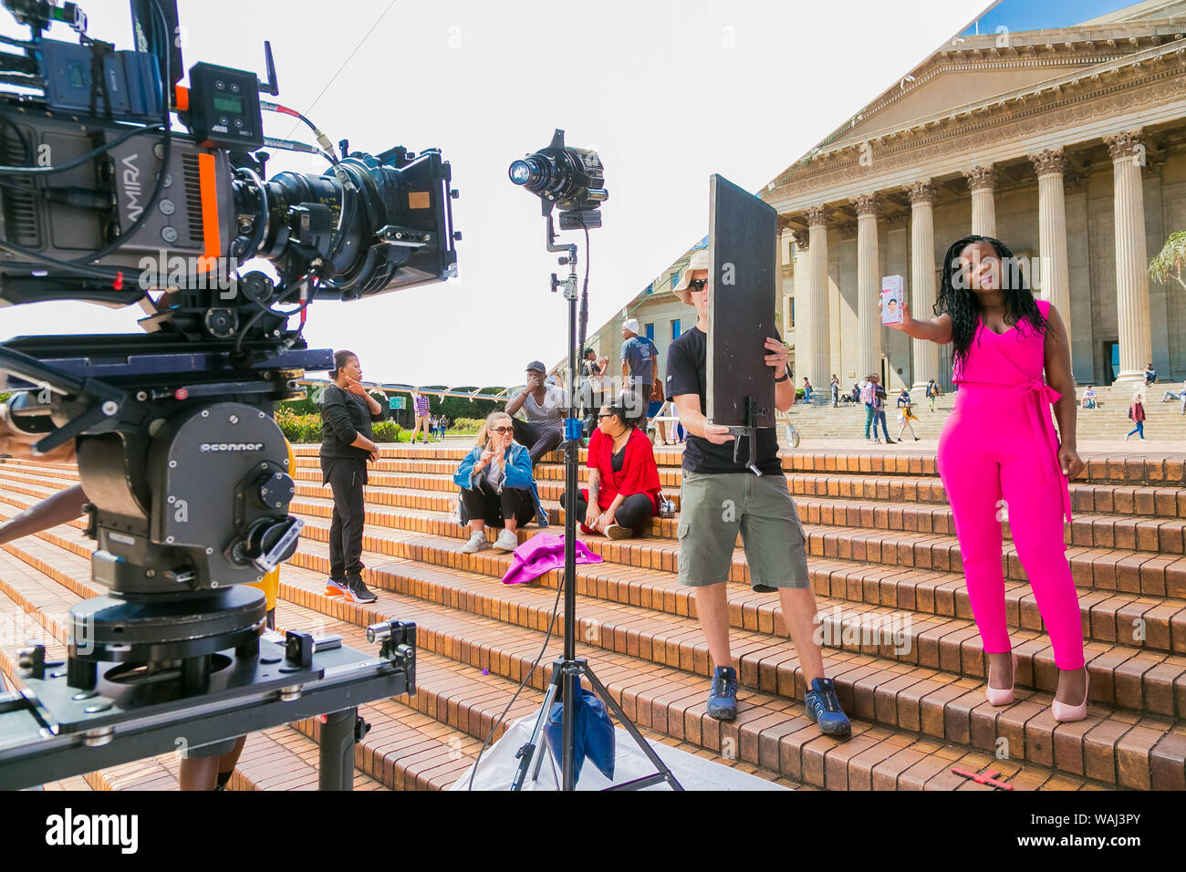 Johannesburg, South Africa October 09 2018 Behind the scenes of a