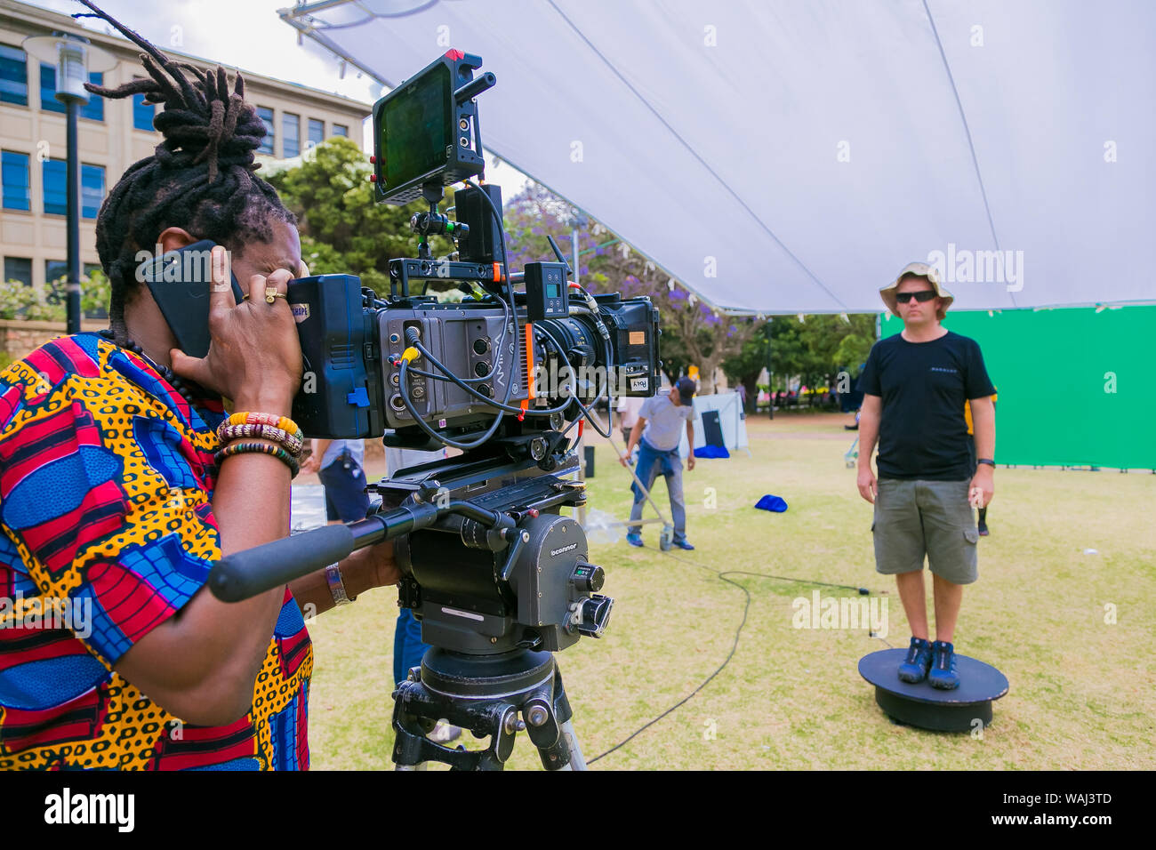 Johannesburg, South Africa October 09 2018 Behind the scenes of a