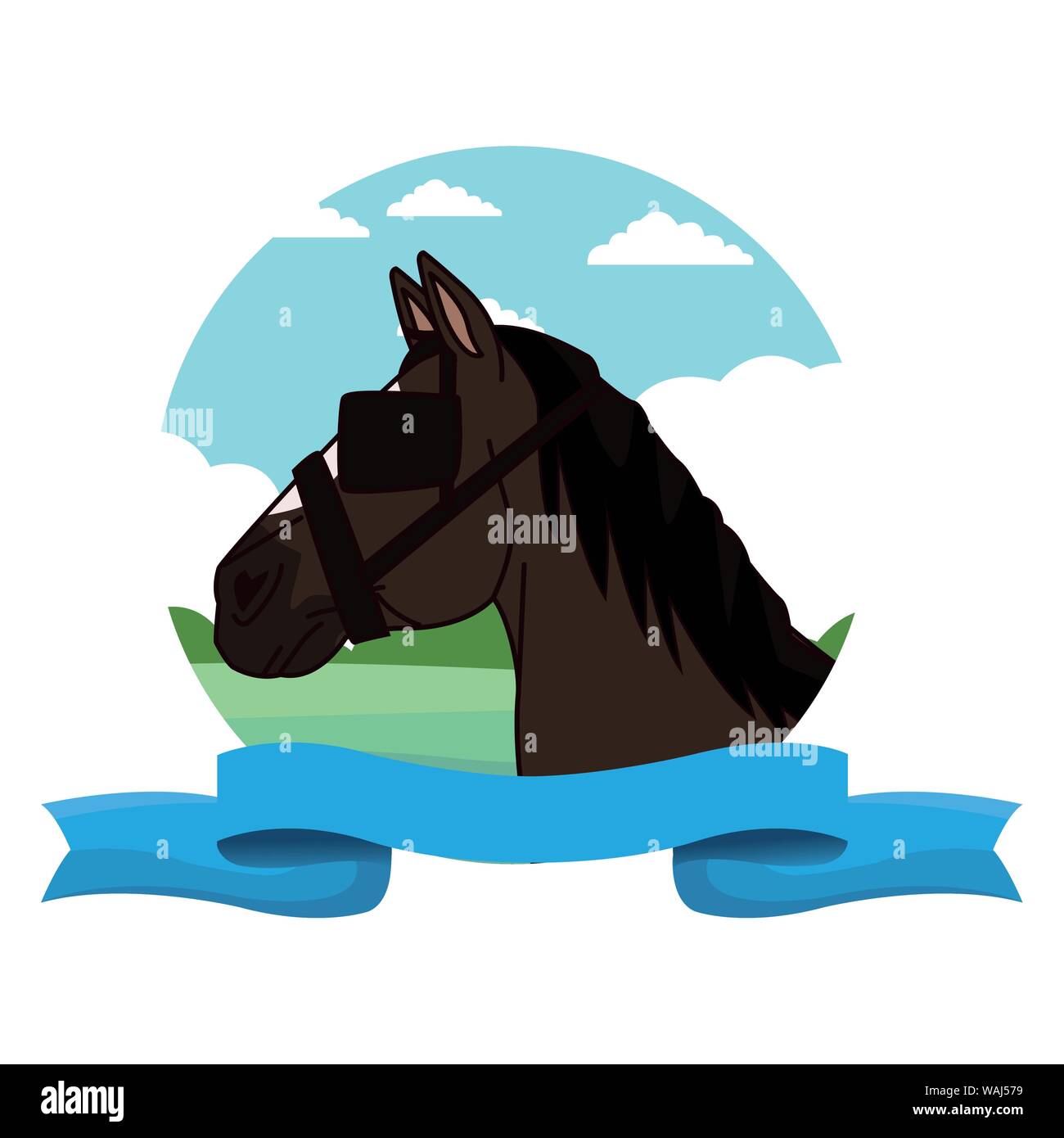 Tractor drawn wagon Cut Out Stock Images & Pictures - Alamy