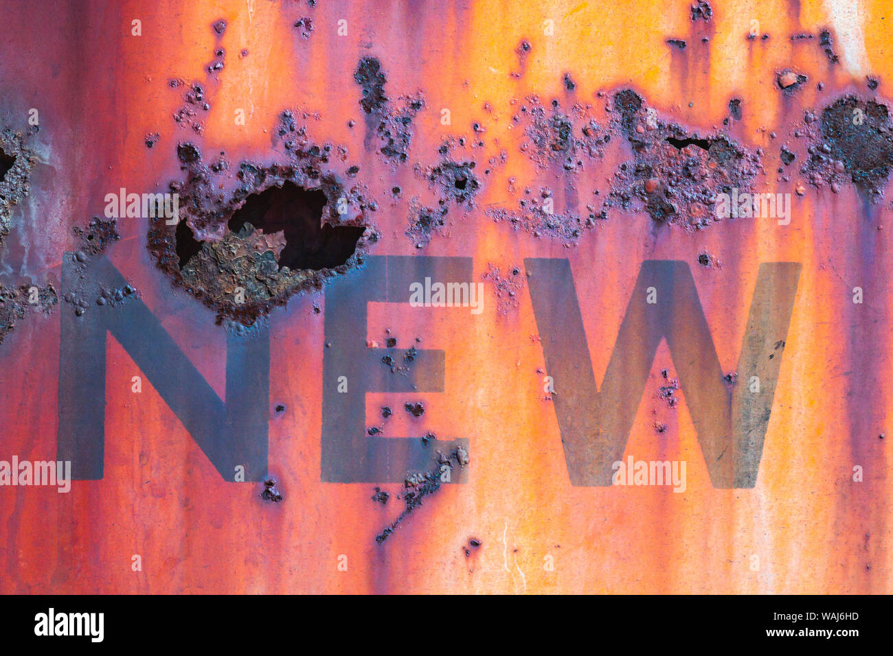 Rusted metal. Stock Photo