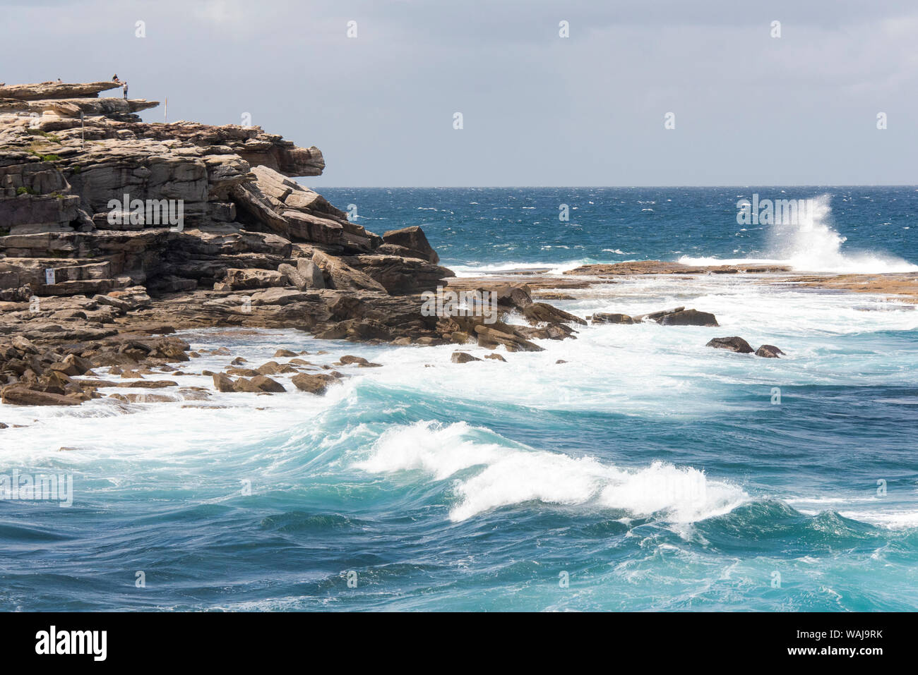 Australia, New South Wales, Sydney. Eastern Beaches. Bondi to Coogee Coastal Walk Clovelly Bay Stock Photo